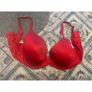 Aerie Real Sunnie Full Coverage Underwire Bra Red 36DD